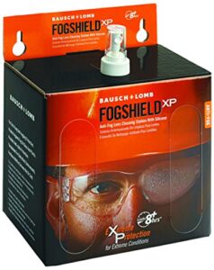 bausch & lomb sight savers fogshield extreme protection disposable safety lens cleaning station bal8577 each