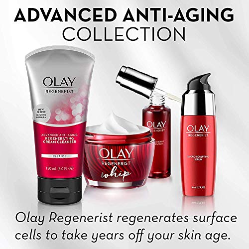 Olay Regenerist Micro-Sculpting Cream Face Moisturizer with Sunscreen, SPF 30, Trial Size 0.5 oz