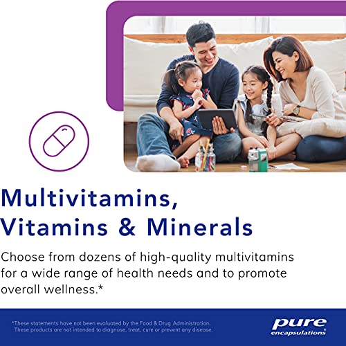 Pure Encapsulations O.N.E. Multivitamin | Once Daily Multivitamin with Antioxidant Complex Metafolin, CoQ10, and Lutein to Support Vision, Cognitive Function, and Cellular Health* | 60 Capsules