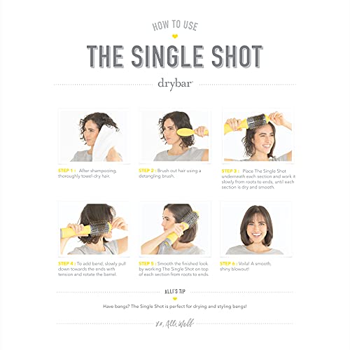 Drybar Single Shot Round Blow Dryer Brush | Style, Dry, Brush in One Step (2.25 in)