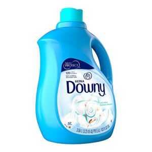 Downy Ultra Laundry Fabric Softener Liquid, Cool Cotton Scent, 103 Fl Oz, 120 Total Loads