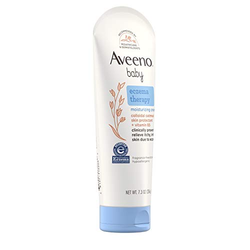 Aveeno Baby Eczema Therapy Moisturizing Cream with Natural Colloidal Oatmeal for Eczema Relief, 7.3 oz