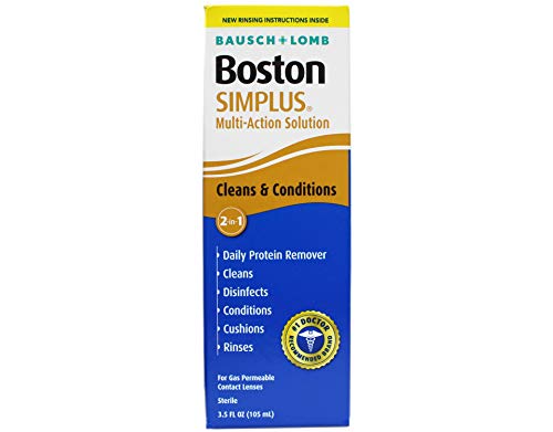 Bausch & Lomb Boston Simplus Multi Action Solution with Daily Protein Remover 3.5 oz