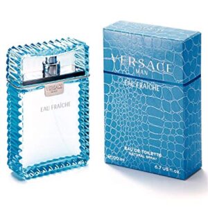 Versace Eau Fraiche for Men Eau De Toilette Spray, 6.8 Ounce, Muti-color