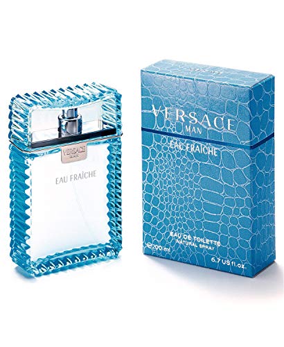 Versace Eau Fraiche for Men Eau De Toilette Spray, 6.8 Ounce, Muti-color