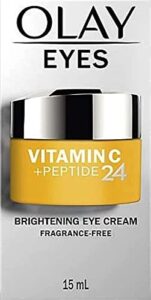 olay eyes vitamin c + peptide 24 brightening eye cream – 0.5 oz.