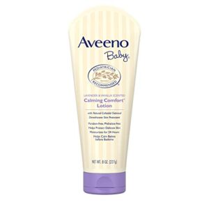aveeno baby lavender & vanilla calming comfort lotion 8 oz ( pack of 2)