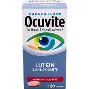 ocuvite nutrition for eyes, tabs by bausch and lomb 120’s ( pack of 3)