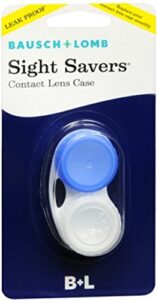 bausch & lomb sight savers contact lens case 1 each (pack of 5)