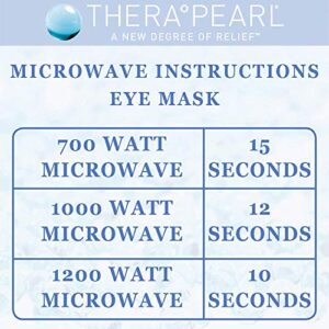 Eye Mask by TheraPearl, Ice Pack, Flexible Gel Beads for Hot Cold Therapy, for Puffy, Swollen Eyes & Relaxation, Non Toxic & Reusable