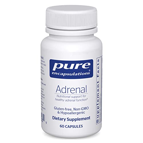 Pure Encapsulations Adrenal | Supplement to Support Healthy Cortisol Levels, Fatigue, Stress Moderation, and Adrenal Gland Function* | 60 Capsules