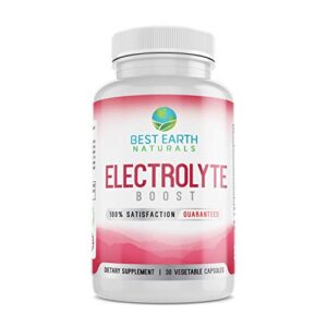 best earth naturals electrolyte support supplement – helps support electrolyte balance with vitamin d, calcium, magnesium, sodium, potassium, boron and more!