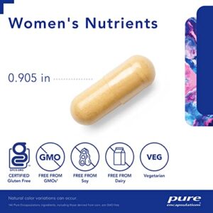 Pure Encapsulations Women's Nutrients | Multivitamin for Women Over 40 to Support Urinary Tract Health, Breast Cell Health, and Eye Integrity* | 180 Capsules