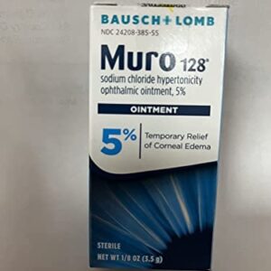 Bausch & Lomb Muro 128 Sodium Chloride Hypertonicity Opthalmic Ointment 5% 3.5g (lot of 4 boxes)