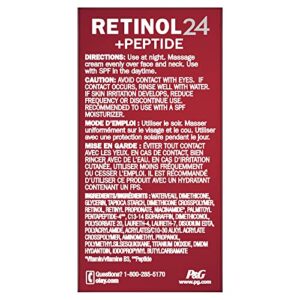 Olay New Regenerist Retinol 24 + Peptide Night Face Moisturizer, Fragrance-Free, Trial Size 0.5 oz