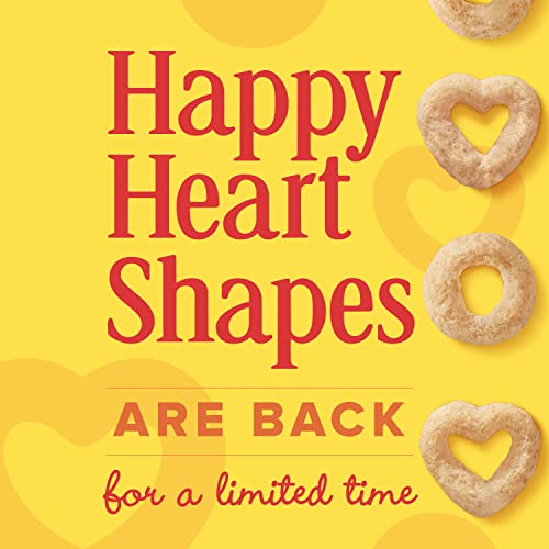 Cheerios Heart Healthy Cereal, Gluten Free Cereal with Whole Grain Oats, Family Size, 18 OZ