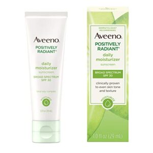 aveeno positively radiant daily moisturizer spf#30, 1oz, 1 oz
