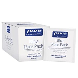 pure encapsulations ultra pure pack | multivitamin and mineral supplement to support cardiovascular health, liver, and energy* | 30 packets