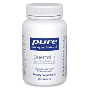 pure encapsulations quercetin | supplement with bioflavonoids for immune, cellular, and cardiometabolic health* – 120 capsules