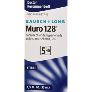 bausch & lomb muro 128 solution 5% 15 ml (pack of 12)