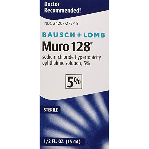 Bausch & Lomb Muro 128 Solution 5% 15 mL (Pack of 12)