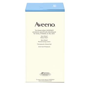 Aveeno Soothing Bath Treatment with 100% Natural Colloidal Oatmeal for Treatment & Relief of Dry, Itchy, Irritated Skin Due to Poison Ivy, Eczema, Sunburn, Rash, Insect Bites & Hives, 8 ct.