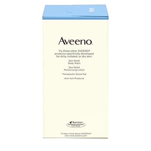 Aveeno Soothing Bath Treatment with 100% Natural Colloidal Oatmeal for Treatment & Relief of Dry, Itchy, Irritated Skin Due to Poison Ivy, Eczema, Sunburn, Rash, Insect Bites & Hives, 8 ct.