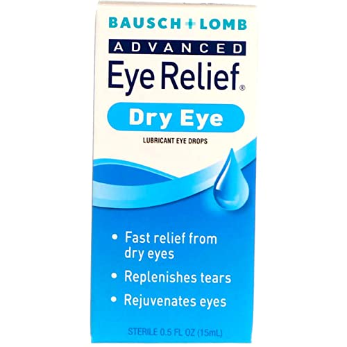 Bausch & Lomb Advanced Eye Relief Rejuvenation Lubricant Eye Drops 0.50 oz (Pack of 5)