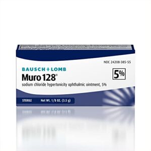 bausch & lomb muro 128 opthalmic ointment – 0.12 oz