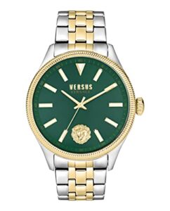 versus versace mens green 45 mm colonne watch vsphi4621