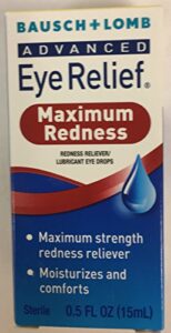 bausch & lomb advanced eye relief redness maximum relief drops – 2 pk.