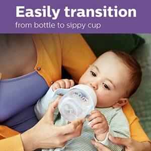 Philips Avent Natural Trainer Sippy Cup with Natural Response Nipple and Soft Spout, 5oz, 1pk, SCF263/01