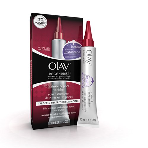 Wrinkle Cream by Olay Regenerist Instant Fix Wrinkle & Pore Vanisher, 1.0 Fl Oz Packaging may Vary