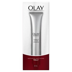 Wrinkle Cream by Olay Regenerist Instant Fix Wrinkle & Pore Vanisher, 1.0 Fl Oz Packaging may Vary