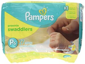 pampers preemie swaddlers p-s 27 diapers