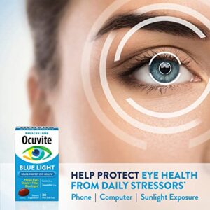 Bausch + Lomb Ocuvite Lutein 25mg Lutein & Zeaxanthin Supplement, 30 Softgels