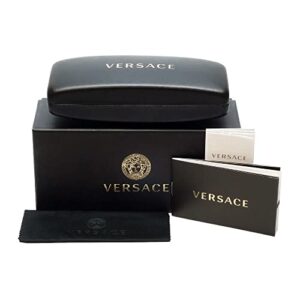 Versace Woman Sunglasses, Black Lenses Acetate Frame, 59mm