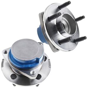 a-premium 2 x rear wheel bearings and hub assembly compatible with buick rendezvous 2003-2007 fwd only, w/5-lug, replace# 512236