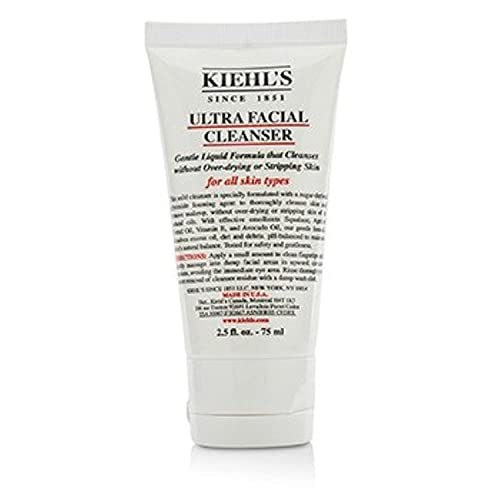 Kiehl's Ultra Facial All Skin Types Cleanser for Unisex, 2.5 Ounce/75ml