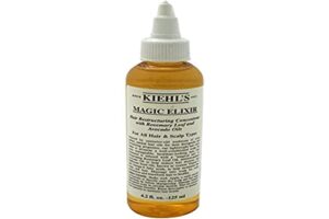 kiehl’s magic elixir hair restructuring concentrate with rosemary leaf & avocado oil, 4.2 ounce