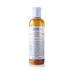 kiehl’s calendula herbal extract alcohol-free normal to oily skin type toner for unisex, 8.4 ounce
