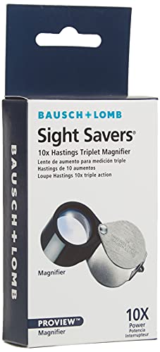 Bausch and Lomb Sight Savers Hastings Triplet 10X Magnifier 816171