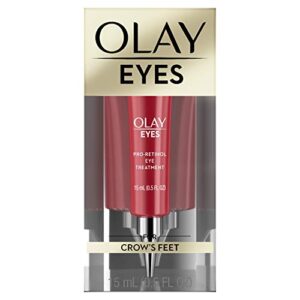 olay eyes pro retinol eye cream anti-wrinkle treatment for crow’s feet, 0.5 fl oz