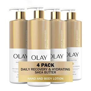 olay daily recovery and hydration body lotion 17oz (pack of 4)
