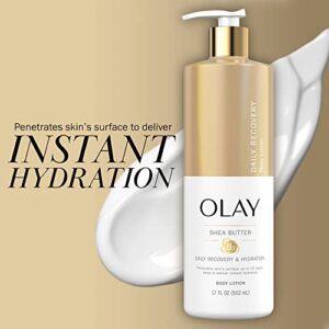 Olay Daily Recovery and Hydration Body Lotion 17oz (Pack of 4)