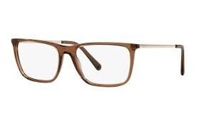 Versace VE3301-5028 Eyewear Frame TRANSPARENT BROWN W/DEMO LENS 54MM