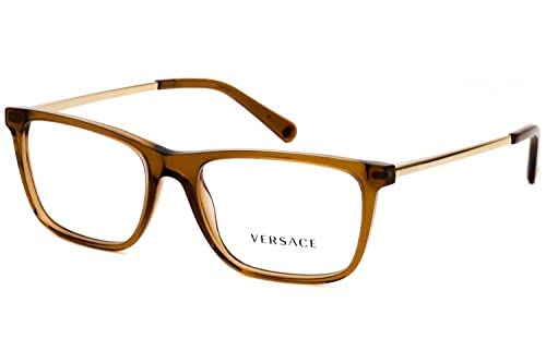 Versace VE3301-5028 Eyewear Frame TRANSPARENT BROWN W/DEMO LENS 54MM