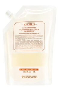 kiehl’s bath and shower liquid body cleanser grapefruit, 33.8 ounce