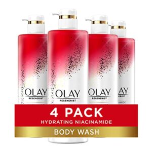 olay body wash women, age defying with niacinamide 20 fl oz (pack of 4)