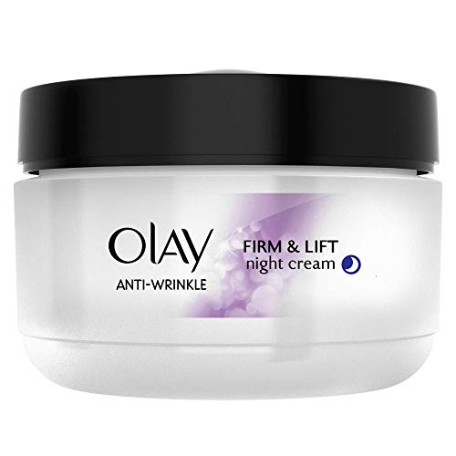 Olay Anti-Wrinkle Firm and Lift Night Cream for 40+, 1.7 Ounce
